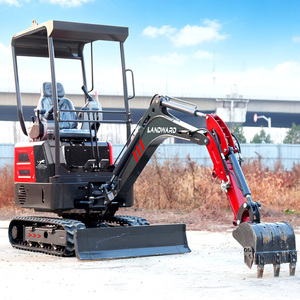 Mini-excavatrice sur chenilles Landward de 2 tonnes, petite pelle hydraulique avec godet, pour usage agricole et en verger, 2000 kg, vente en gros, faible entretien - Product Image 2