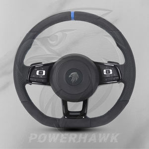 阿尔坎塔拉大众高尔夫5 6 7 R MK5 MK6 MK7 Gti R Polo帕萨特B6 B7 B8 CC捷达甲壳虫定制真皮方向盘 - Product Image 2