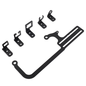 Aluminum Alloy <b>Throttle</b> Carburetor <b>Cable</b> Mount Bracket Silver EZ-EFI for GM 700R4 Transmission ENM014-BK - Product Image 3