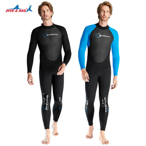 Traje <span class=keywords><strong>de</strong></span> <span class=keywords><strong>Buceo</strong></span> DIVE&SAIL <span class=keywords><strong>de</strong></span> Neopreno <span class=keywords><strong>de</strong></span> 3mm para Hombre, <span class=keywords><strong>de</strong></span> una Pieza, con Cremallera Trasera, Suave, para <span class=keywords><strong>Buceo</strong></span> Libre y Natación - Product Image 1
