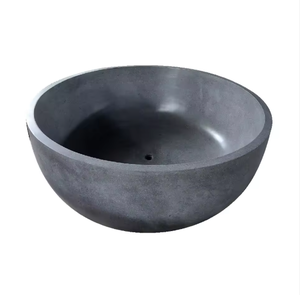 Baignoire autoportante moderne et écologique Stone Depot SD001 Bali, pour villa, avec drain d'angle, finition polie, accoudoir, multicolore - Product Image 3