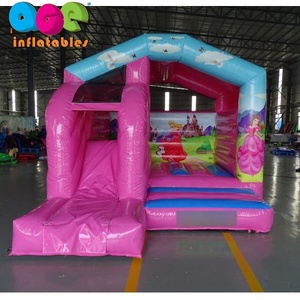 Gonflables commerciaux-y-brinoline gonflable combo avec toboggan princesse thème château gonflable château gonflable gonflable château gonflable gonflable - Product Image 2