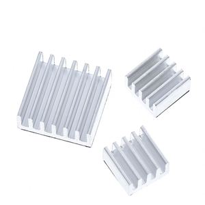 In Voorraad 3 Stuks Zelfklevende Frambozen <span class=keywords><strong>Pi</strong></span> Heatsink Koeler Puur Aluminium Koellichaam Set Radiator Koeling Framboos <span class=keywords><strong>Pi</strong></span> 2 B - Product Image 1