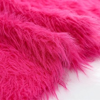 9-Color 500g 100% Polyester Anti-Pilling Soft Long-Hair OE DTY Faux Fur Yarn Dyed Pattern Knitting Weaving DIY Fancy Good QG
