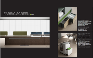 Hiện Đại Sang Trọng 4 6 8 Người Bảng Nội Thất Bàn Làm Việc Bàn Modular Mở Không Gian Làm Việc Bàn Văn Phòng - Product Image 3