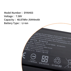 DYNH03 A3HTA025H 48.87Wh Battery for Microsoft Surface Pro <b>7</b>+ Pro <b>7</b> Plus 1961 CE RoHS Wholesale Bulk Grade A - Product Image 5