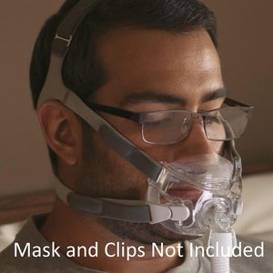 Sangle de remplacement universelle pour casque CPAP, sangle de <span class=keywords><strong>masque</strong></span> réglable à 4 points pour <span class=keywords><strong>ResMed</strong></span> Philips, accessoire de thérapie de l'<span class=keywords><strong>apnée</strong></span> <span class=keywords><strong>du</strong></span> <span class=keywords><strong>sommeil</strong></span> - Product Image 1