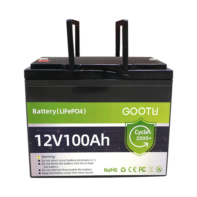 LiFePO4 Battery 6000 Times Cycle Grade a Battery Cell Built in BMS 12V 100AH Lithium Ion Battery