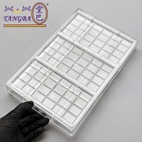 Tangba Moule à barre de chocolat Moule à chocolat en polycarbonate Facile à former et à démouler Moule à chocolat Facile à nettoyer Outils de gâteau PC