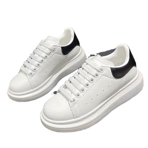 Zapatillas Deportivas Casuales con Cordones y Plataforma Acolchada para Mujer y Hombre, Diseño de Encaje, Color Blanco, para Primavera e Invierno, Antideslizantes, para Caminar - Product Image 3