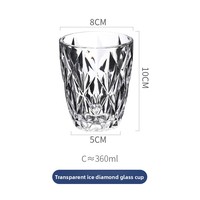 Ensemble de tasses en verre au design nordique minimaliste, couleur unie, cristal épaissi, résistant à la chaleur, antidérapant, pour thé, bière, lait, jus