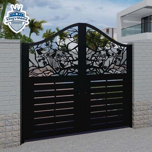 <span class=keywords><strong>OEM</strong></span> nhà chính nhôm vuông ống cổng thiết kế/Nhôm trang trại Cổng đôi Swing cổng (Trung Quốc nhà sản xuất) - Product Image 6