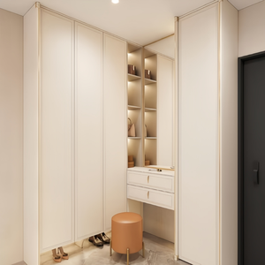 <span class=keywords><strong>Armadio</strong></span> Moderno Regolabile in Legno con Cassetti, Guardaroba Autoportante per Camera da Letto, Ideale per Hotel, Durevole e con Grande Capacità di Stoccaggio - Product Image 1