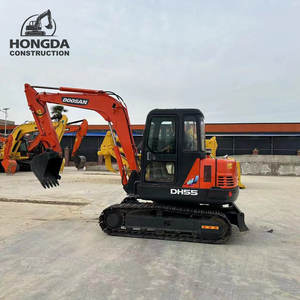 Doosan รถขุดดินไฮดรอลิก DH60 DH55มือสองสำหรับเครื่องยนต์ Isuzu - Product Image 3