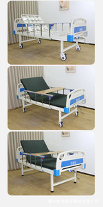 <span class=keywords><strong>Lit</strong></span> d'hôpital d'<span class=keywords><strong>occasion</strong></span> pliable à manivelle simple, économique, pour équipement médical - Product Image 2