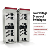 Armoire de commutation GCS LV 400V/380V/690V 1000A 6 prises IP4X Boîtier de dérivation hybride à verrouillage pour la gestion de l'énergie