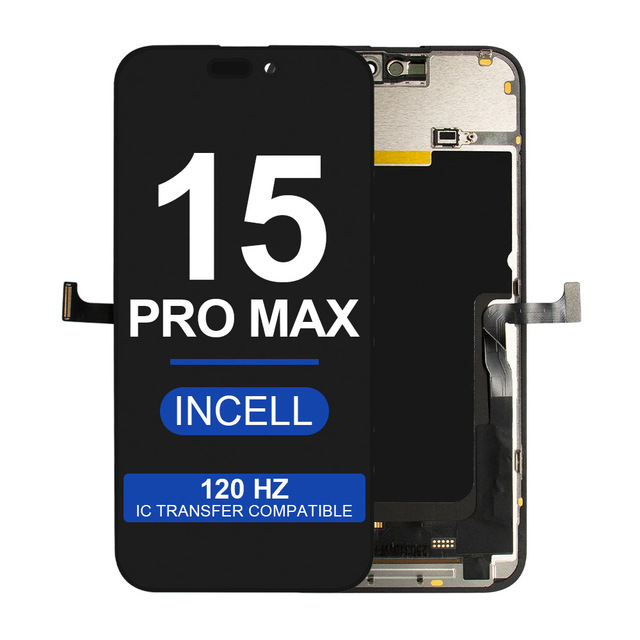 FRX 120HZ Incell LCD Ecran Touch Display Digitizer Assembly for 15 Pro Max Replacement Screen 100% Tested Ekran for 15PM