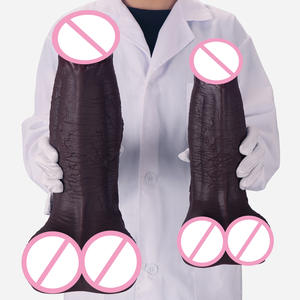 Pénis <span class=keywords><strong>de</strong></span> simulation géant en forme <span class=keywords><strong>de</strong></span> queue <span class=keywords><strong>de</strong></span> cheval, pour usage féminin adulte, avec œufs - Product Image 1