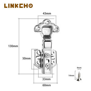 Гидравлический шарнир с 2,0, уплотненный съемный буфер, демпфирование, мягкое закрытие, шарнир для кухонного шкафа, 304 - Product Image 2