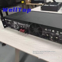 Boîtier de serveur de contrôle industriel 3U personnalisé en alliage d'aluminium, châssis d'amplificateur de puissance audio, modèle Welltop WT-0130