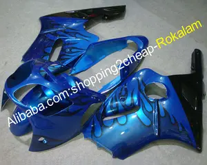 Motorcycle Fitting For Kawasaki ZX12R 2000 2001 ZX 12R 00 01 ZX-12R Blue Black Motorcycles Body Work Fairing