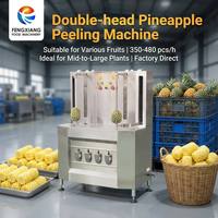 FXP-99 Dubbelkop Ananas- en Groenteschilmachine 6-8 stuks/min Commerciële Ananas-/Groenteschiller Lage Onderhoudskosten voor