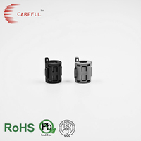 SCRC70A 7mm Bore Split Ferrite Clamp Core Power Line Choke EMI Filter for Small Equipment Cable14*15*18