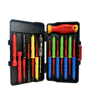 Juego de Destornilladores Intercambiables VDE SD-V862 de 15 Piezas para Electricistas, Técnicos de Mantenimiento e Ingenieros de Instalaciones - Product Image 1