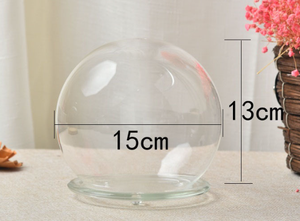 Caixa de vidro para decoração de flores criativa e eterna, caixa cega esférica, acessórios DIY para decoração de casa, presentes de feriados - Product Image 5