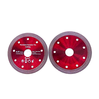 Disque de découpe diamanté 5 pouces pour céramique et marbre, haute performance, coupe rapide, sec et humide