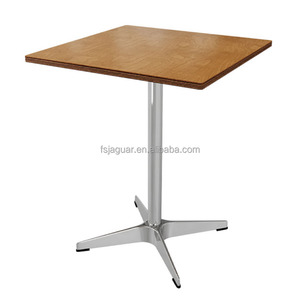 Mesa Redonda Moderna de Madera Contrachapada para Cafetería, Salón, Áreas de Comedor al Aire Libre, Uso en Centros Comerciales y Escuelas - Product Image 2