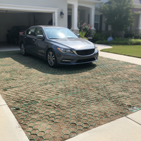 Grille de pavage en géocellule alvéolée pour la construction routière, pour jardins et toitures, remplie de gravier/sable/sol/béton, nouveau design 2026, ventes en vogue