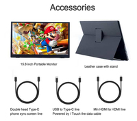 Nouveau OEM ODM 13.3 15.6 16 17.3 pouces moniteur USB-C Portable batterie intégrée 10000mAh écran tactile 4K moniteur Portable pour ordinateur portable