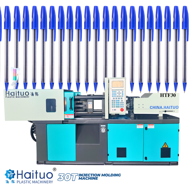 Factory Price 30 Ton Automatic High Speed Small Plastic Pen Making Machine for Ballpoint Pen Barrel and Cap, High Precision, OEM