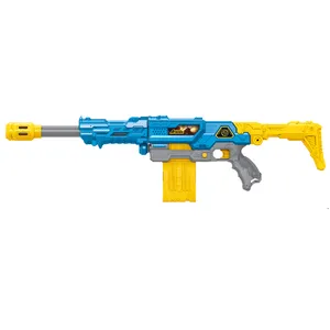 2024 più popolare gioco di tiro del ragazzo Eva Soft Bullet pistola giocattolo, di grandi dimensioni Soft Bullet Gun giocattolo con 18 proiettili