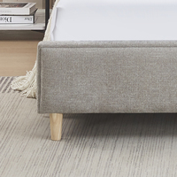 Cama de Almacenamiento Tapizada de Lujo de Alta Gama, Moderna, Suave, Ecológica, Duradera y que Ahorra Espacio, Muebles para Dormitorio