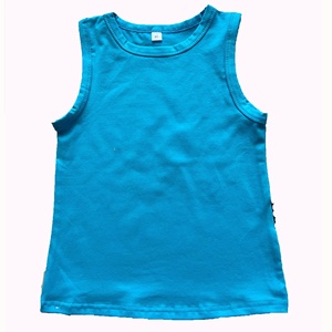 Camicie senza maniche in cotone elasticizzato personalizzato per bambini - Product Image 5