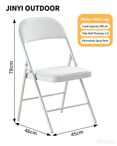 Wholesale Price Metal Frame Folding <b>Chair</b> for Coffee Shop <b>Outdoor</b> Modern <b>Stackable</b> Foldable <b>Chair</b> - Product Image 6