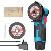 12V Mini meuleuse d'angle multifonction 3 pouces lames de scie populaires glisser bricolage ménage polissage batterie au Lithium meulage coupe