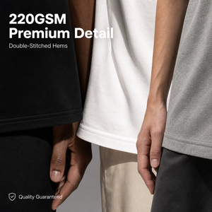 T-Shirt Oversize in Cotone 100% Bianco Premium, Vendita all'Ingrosso con Motivi per Stampa Logo Personalizzata - Product Image 5