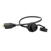 LSHITECH IP67 Wasserdichtes HD2.0 Verlängerungskabel mit Klappverschluss, 4K60Hz HD-Video für Wohnmobile, Boote, LKWs & Industriedisplays