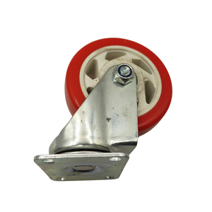 Approvisionnement d'usine 50mm 2 \ "PVC <span class=keywords><strong>plaque</strong></span> supérieure roulette pivotante légère pour salon salle à manger et cuisine meubles roulette - Product Image 4