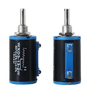 Potenciómetro bobinado de 10 vueltas, 2W, 1K Ω/<span class=keywords><strong>2.2K</strong></span> Ω/4.7K Ω/10KΩ, resistencia variable industrial de precisión, 1K, 2W, 1K - Product Image 5