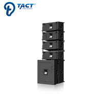 Sistema de Sonido Profesional de Línea Mini de 10 Pulgadas con Neodimio, Pasivo, para Interiores y Exteriores, Ideal para Espectáculos y Presentaciones en Pequeños Escenarios