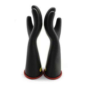 Gants de choc électrique de classe 2 17,000V AC/ 25,500V DC Risques d'éclair d'arc Gants électriques - Product Image 4