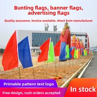 Drapeaux de table épais ignifuges en polyester/taffetas/bambou pour activités de plein air et mariages - Vente en gros