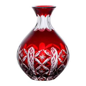 Ensemble de coupes et de carafes à saké japonais Edo Kiriko sculpté, luxe léger, avec coupes à saké sculptées à ventre large, <span class=keywords><strong>Toyo</strong></span> Sasaki - Product Image 5
