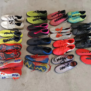 Chaussures de football en cuir antidérapantes à crampons mixtes, d'occasion, de marque, vente en gros - Product Image 5