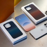 Boîte d'Emballage de Coque de Téléphone en Bagasse à Matériaux Écologiques, Emballage en Pulpe Moulée Personnalisable