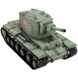 Heng Long 3949-1 Char RC professionnel 1/16 <span class=keywords><strong>KV</strong></span>-2 Union soviétique Char de combat principal en métal Militaire WW2 Char lourd de l'armée Vente en gros Fumant - Product Image 1
